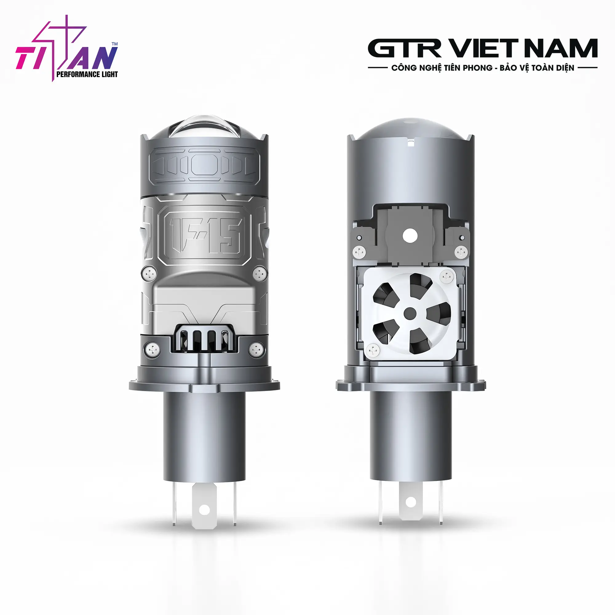 Bi LED Mini Titan Moto F-15 V2